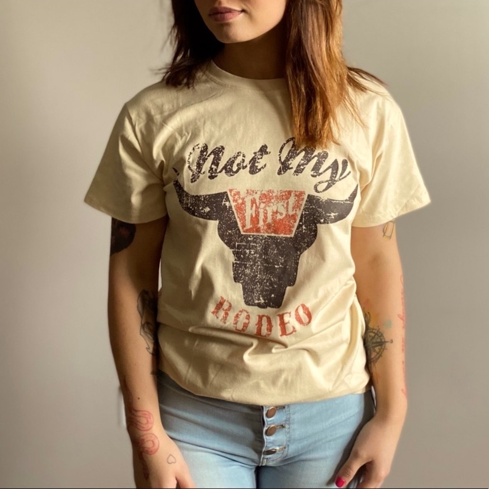 New Western Boho Cowgirl Graphic Tee - Picture 7 of 8